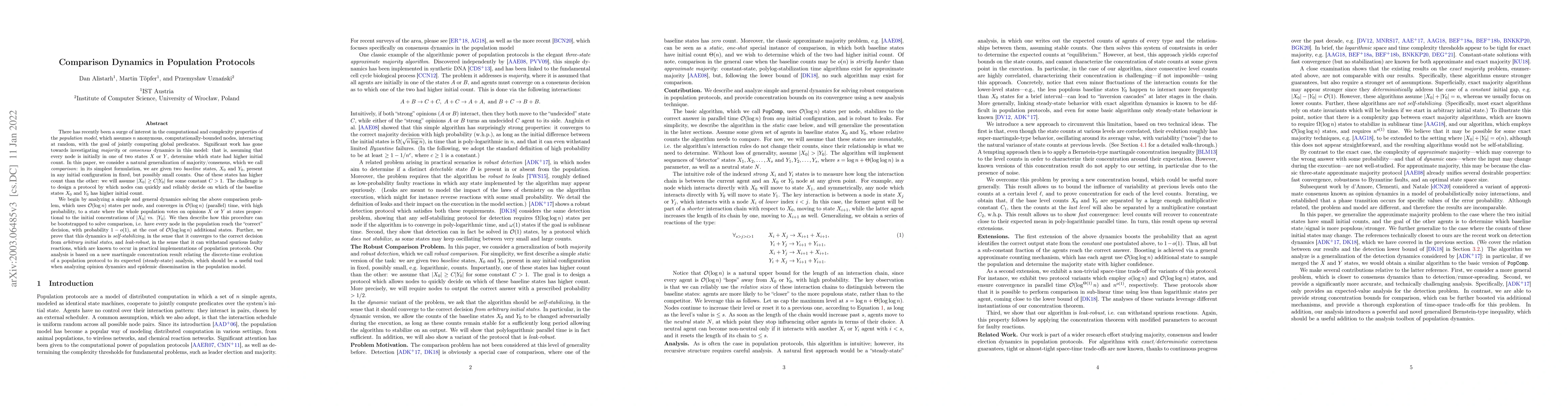Thumbnail for Robust Comparison in Population Protocols