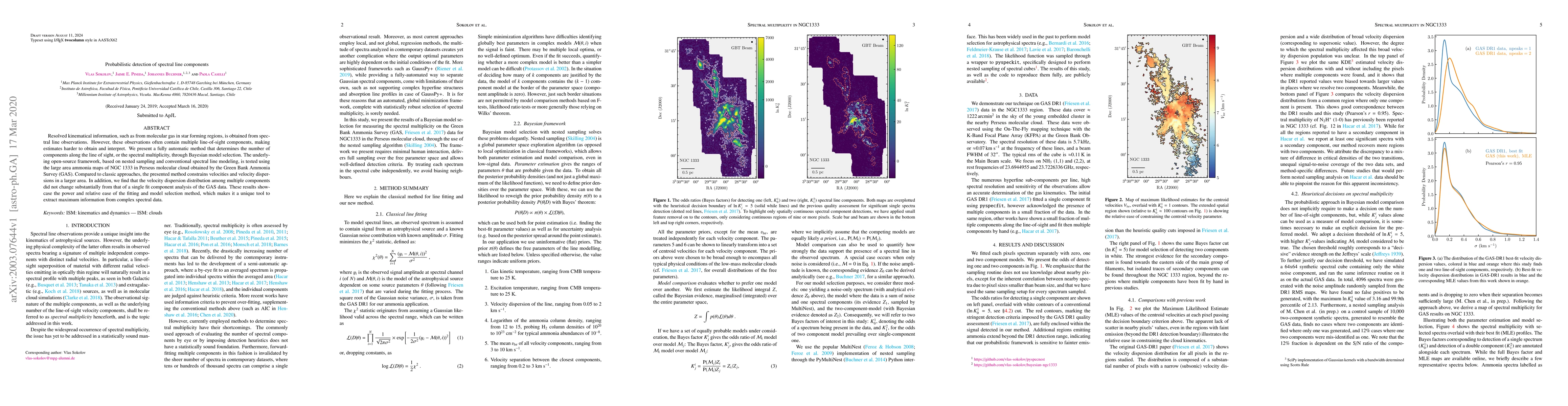 Thumbnail for Probabilistic detection of spectral line components