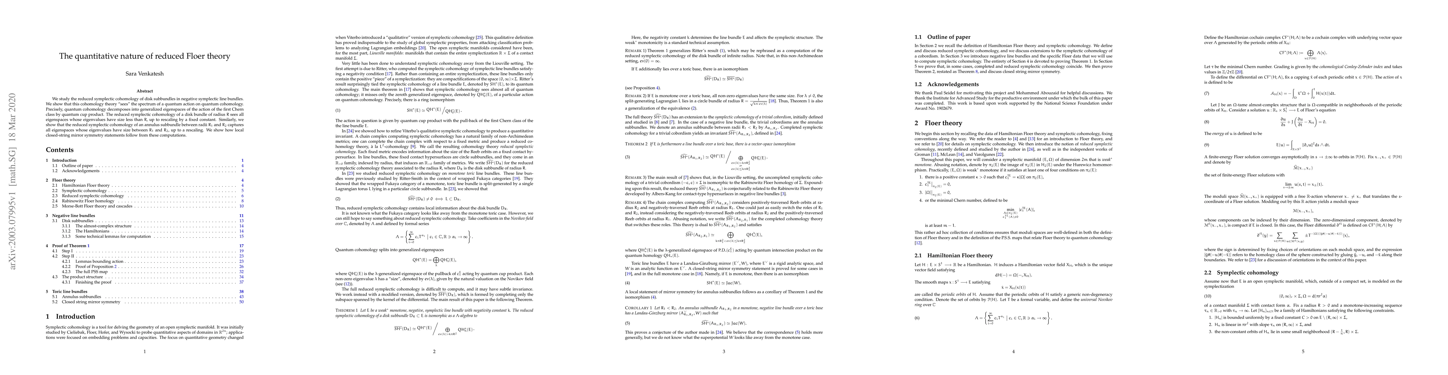 Thumbnail for The quantitative nature of reduced Floer theory