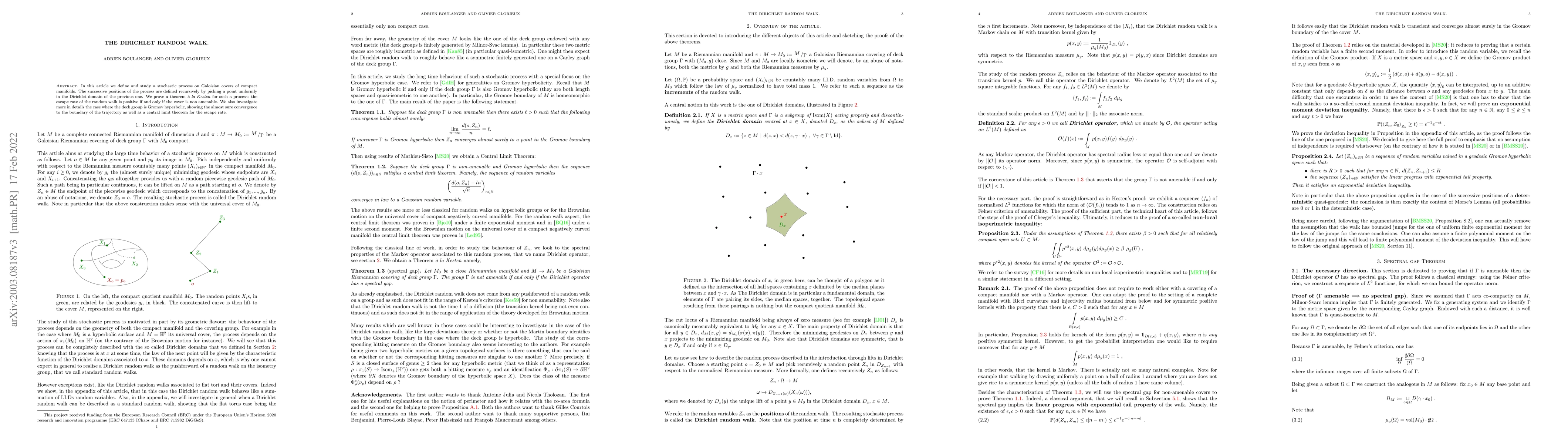 Thumbnail for The Dirichlet random walk