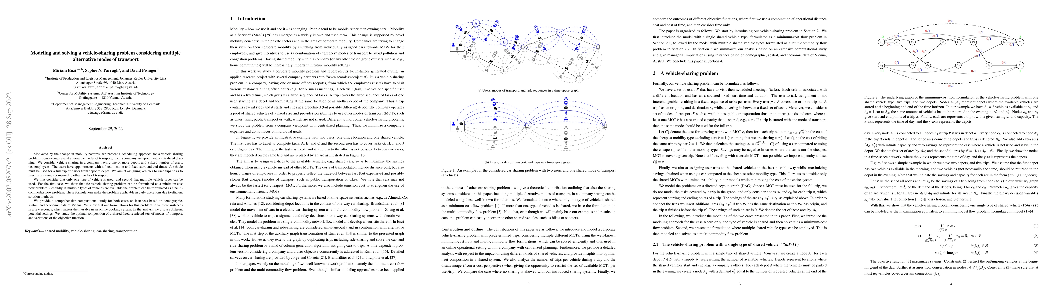 Thumbnail for Modeling and solving a vehicle-sharing problem considering multiple
  alternative modes of transport