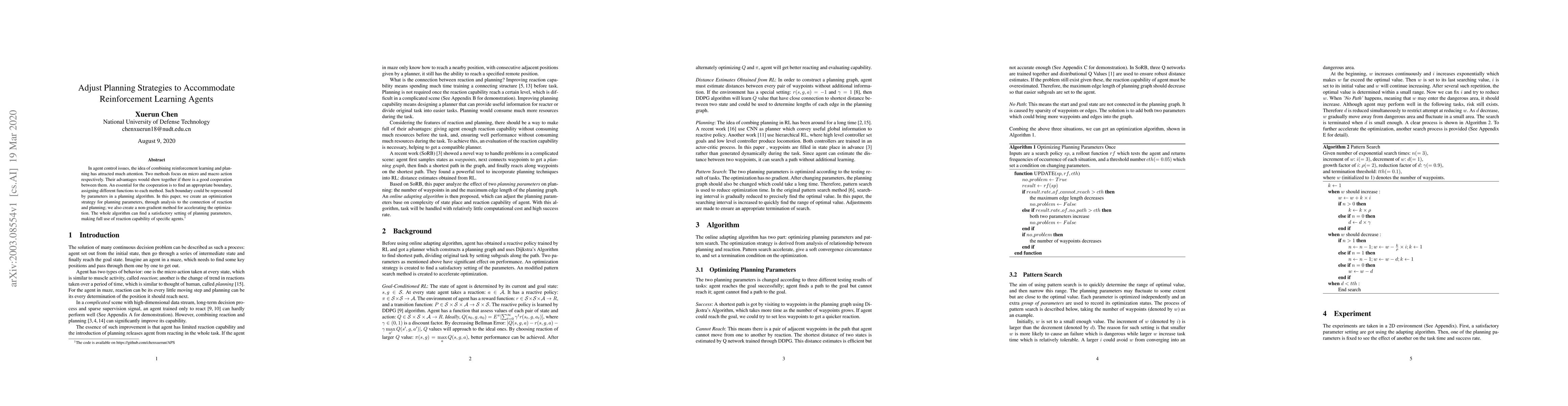 Thumbnail for Adjust Planning Strategies to Accommodate Reinforcement Learning Agents