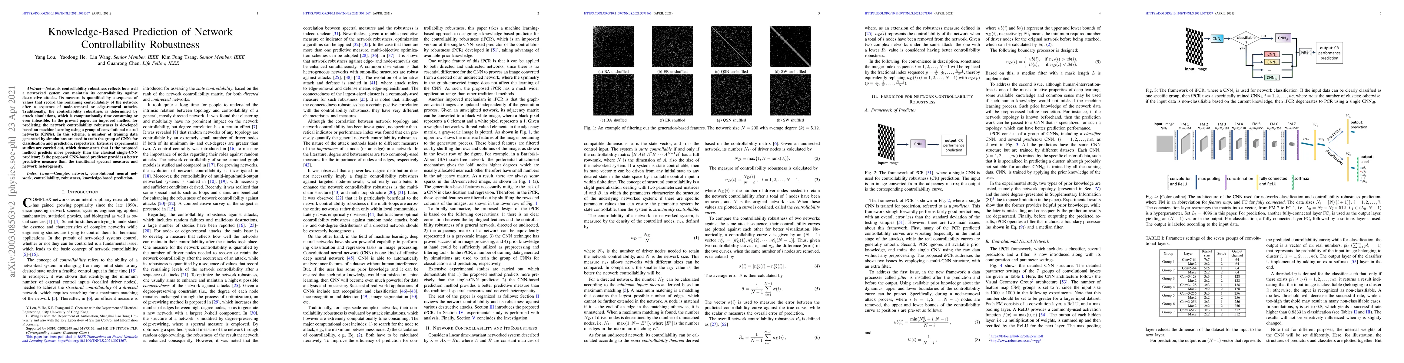 Thumbnail for Knowledge-Based Prediction of Network Controllability Robustness
