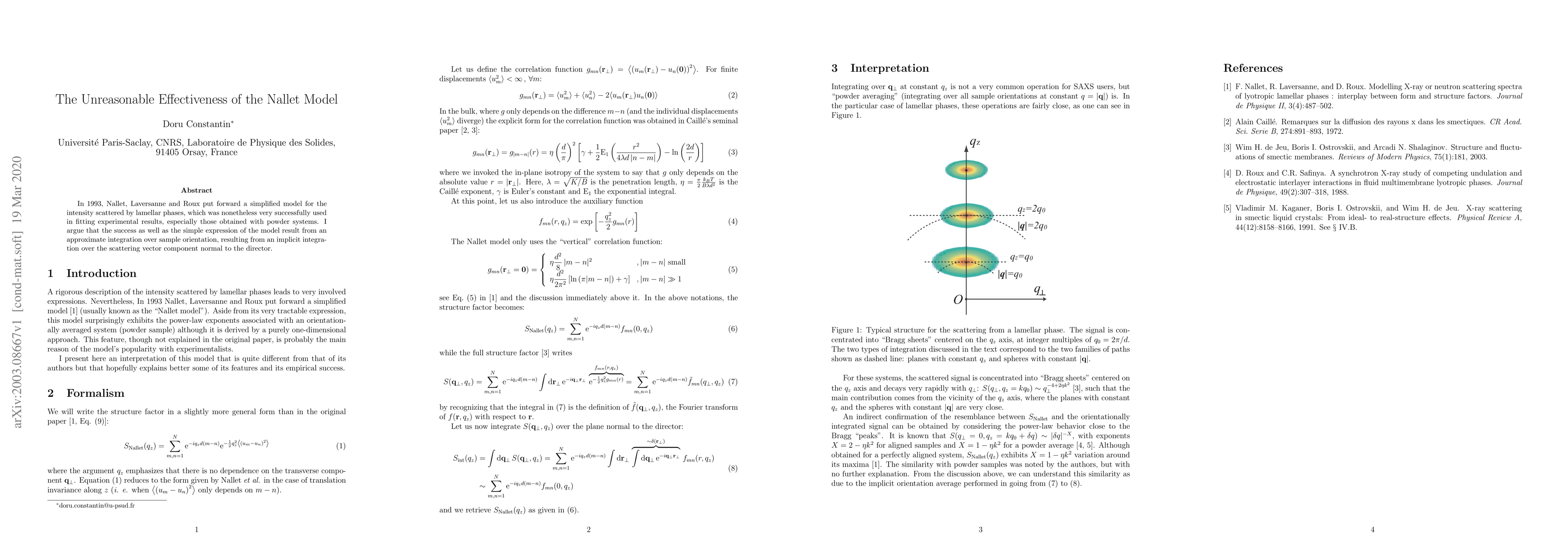 Thumbnail for The Unreasonable Effectiveness of the Nallet Model