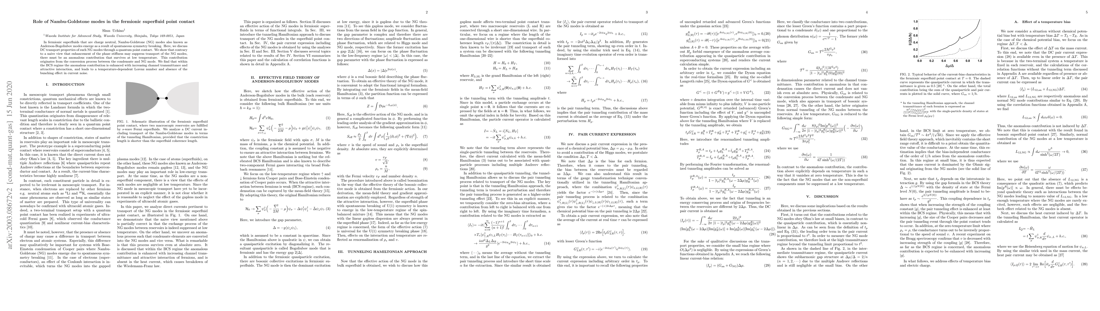 Thumbnail for Role of Nambu-Goldstone modes in the fermionic superfluid point contact