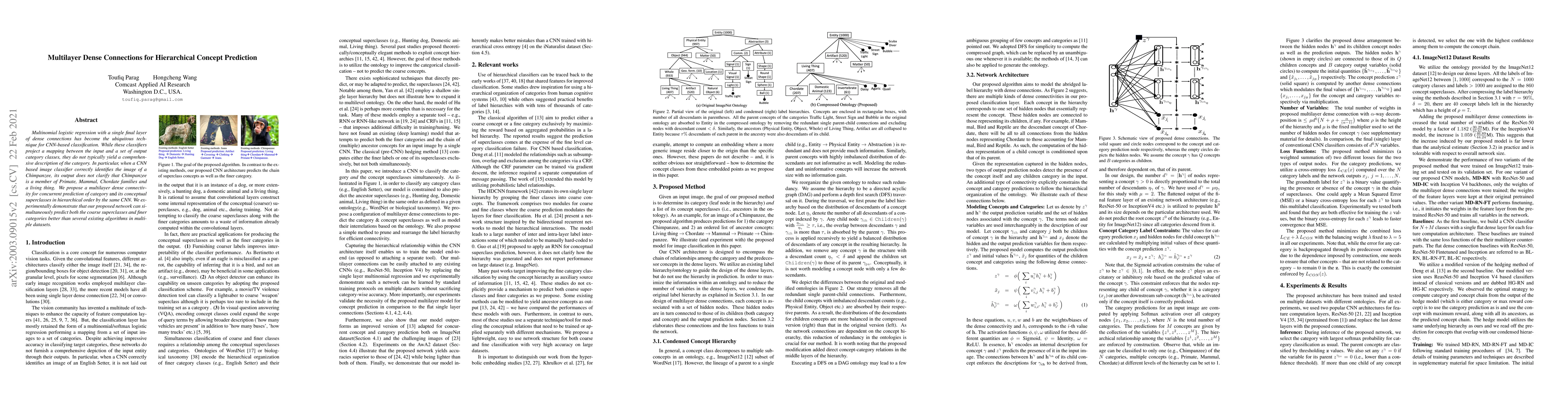 Thumbnail for Multilayer Dense Connections for Hierarchical Concept Classification