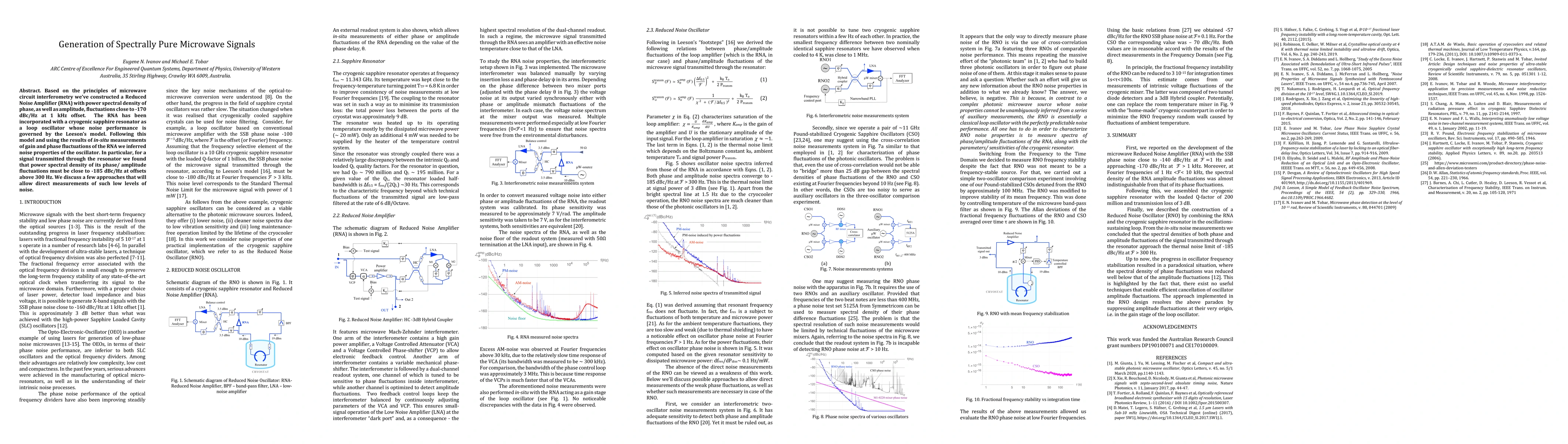 Thumbnail for Generation of Spectrally Pure Microwave Signals