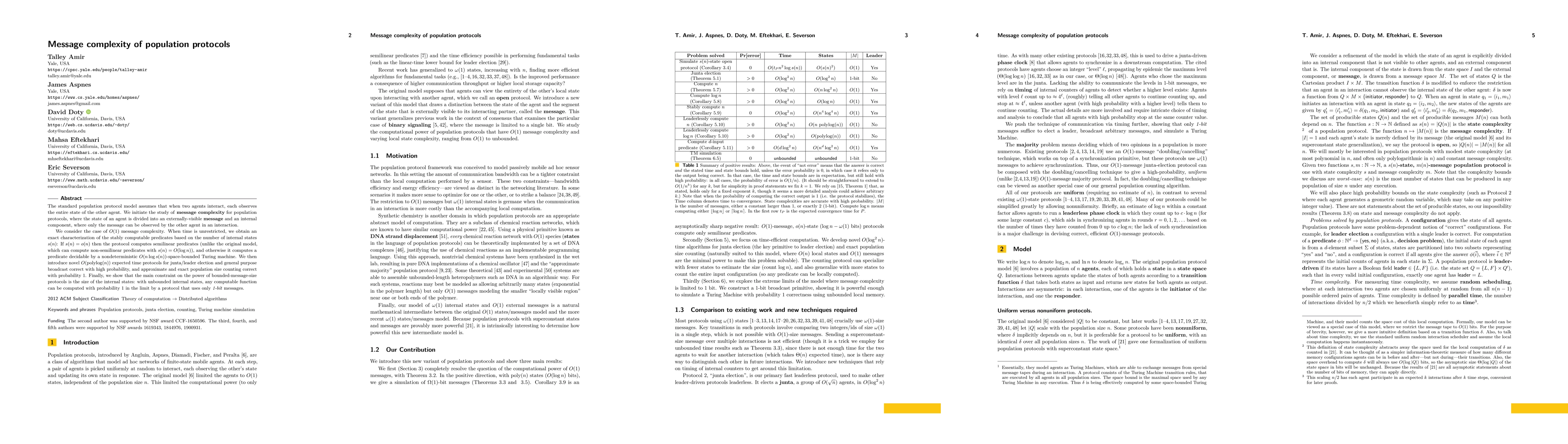 Thumbnail for Message complexity of population protocols
