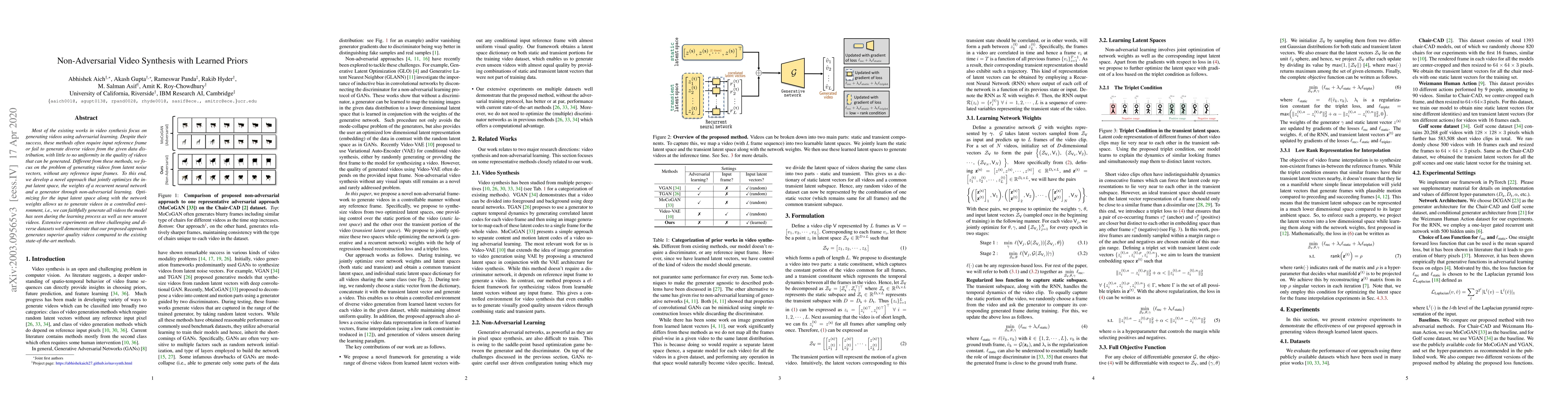 Thumbnail for Non-Adversarial Video Synthesis with Learned Priors