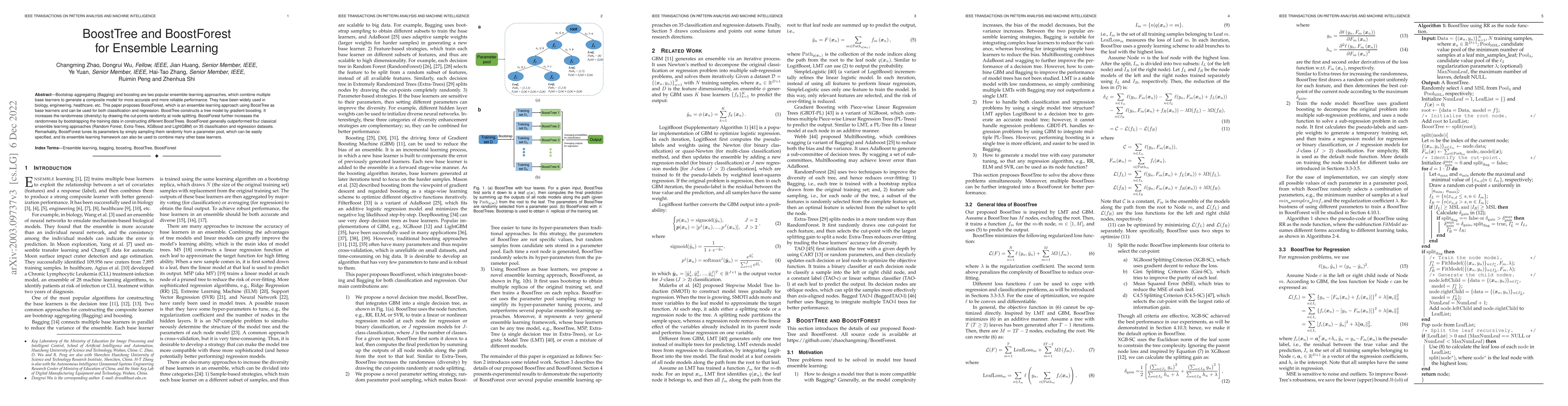 Thumbnail for BoostTree and BoostForest for Ensemble Learning