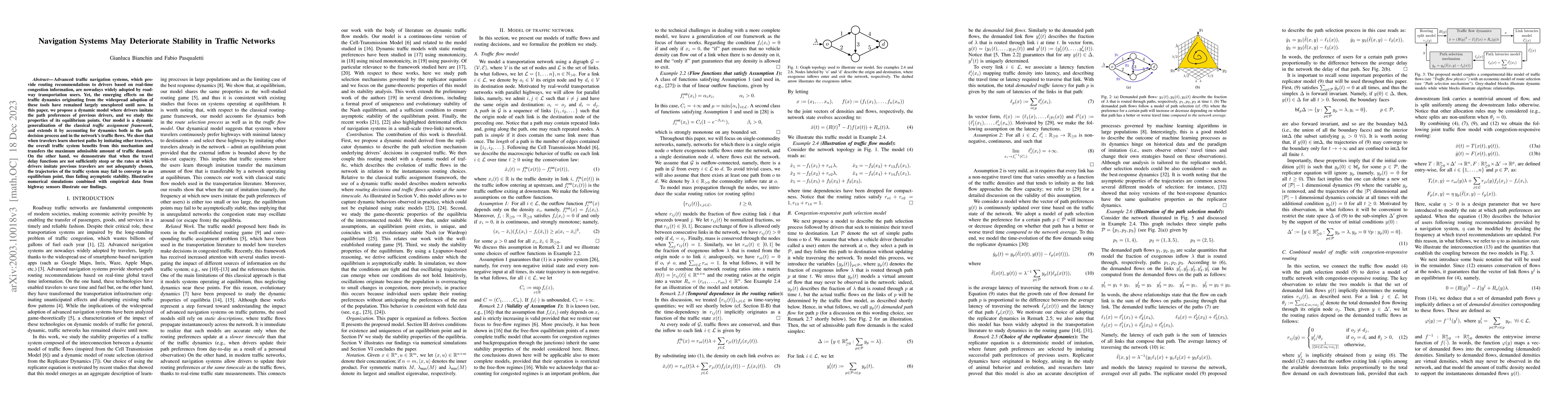 Thumbnail for Navigation Systems May Deteriorate Stability in Traffic Networks