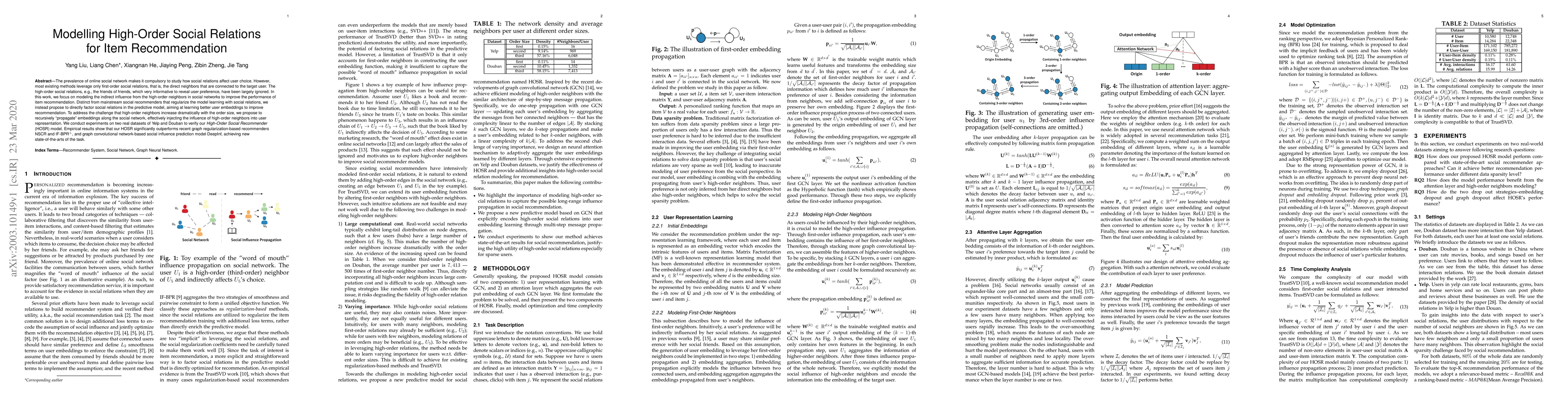 Thumbnail for Modelling High-Order Social Relations for Item Recommendation