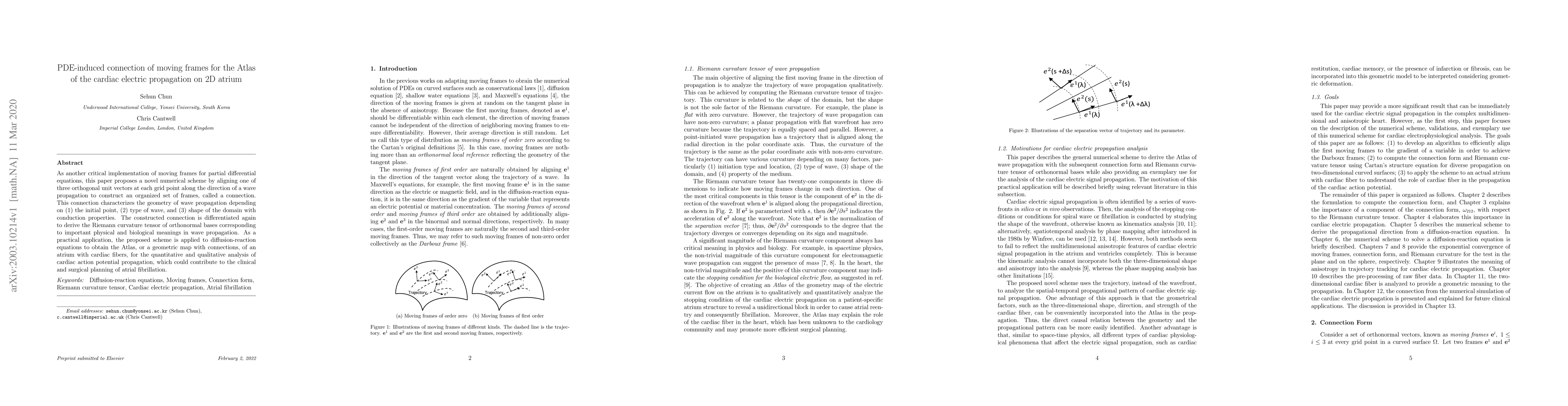 Thumbnail for PDE-induced connection of moving frames for the Atlas of the cardiac
  electric propagation on 2D atrium