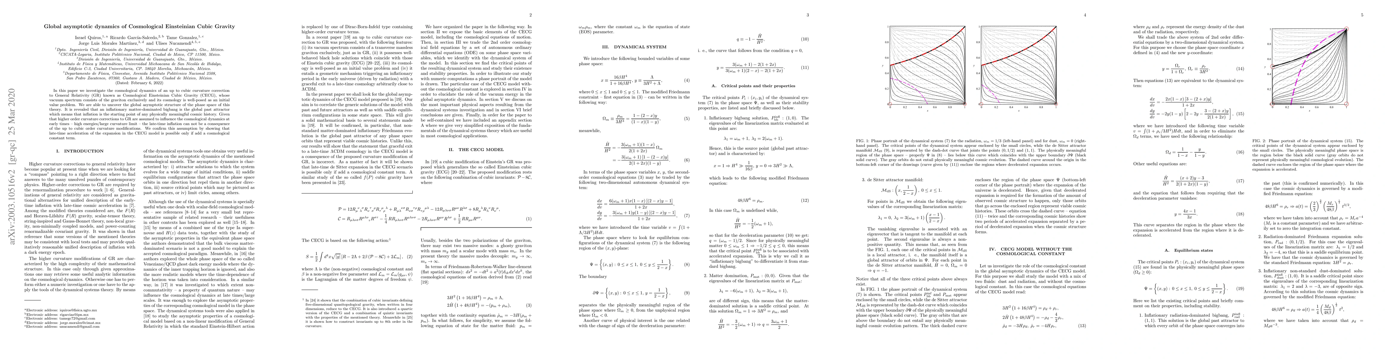 Thumbnail for Global asymptotic dynamics of Cosmological Einsteinian Cubic Gravity