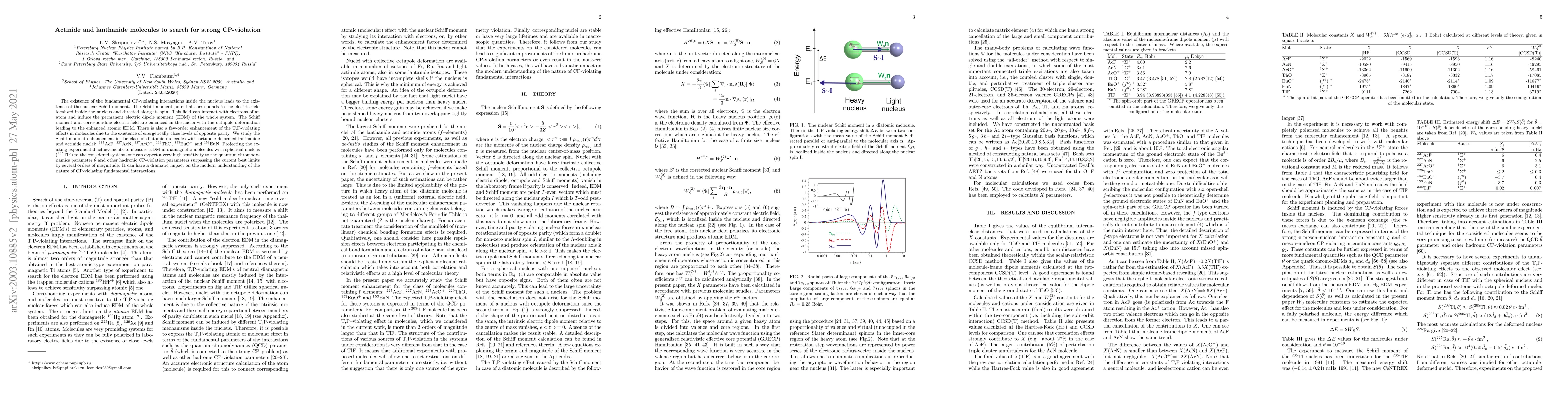 Thumbnail for Actinide and lanthanide molecules to search for strong CP-violation