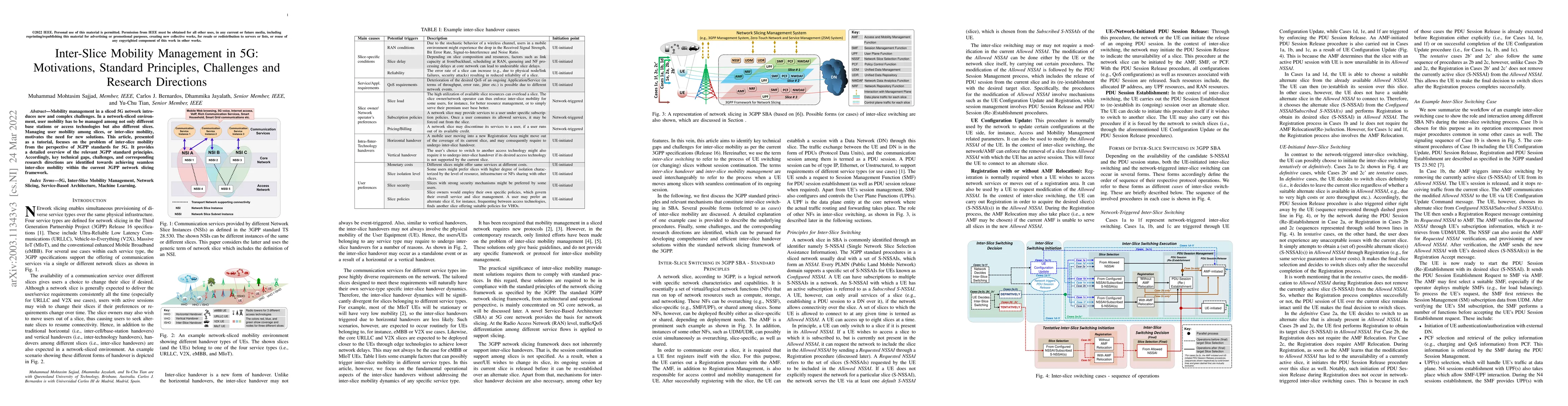 Thumbnail for Inter-Slice Mobility Management in 5G: Motivations, Standard Principles,
  Challenges and Research Directions