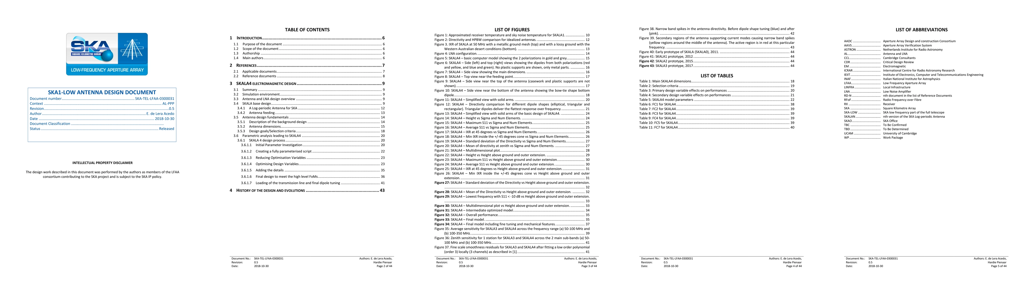 Thumbnail for SKA1-LOW Antenna Design Document