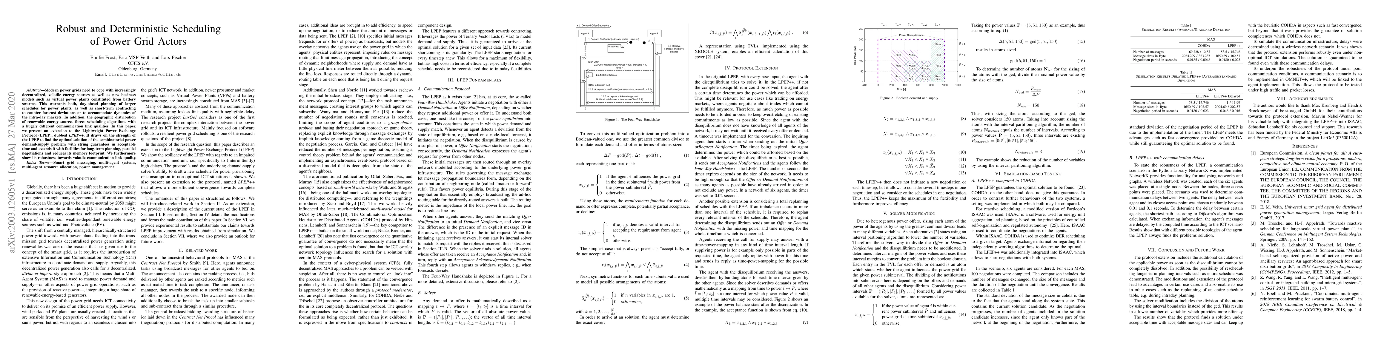 Thumbnail for Robust and Deterministic Scheduling of Power Grid Actors