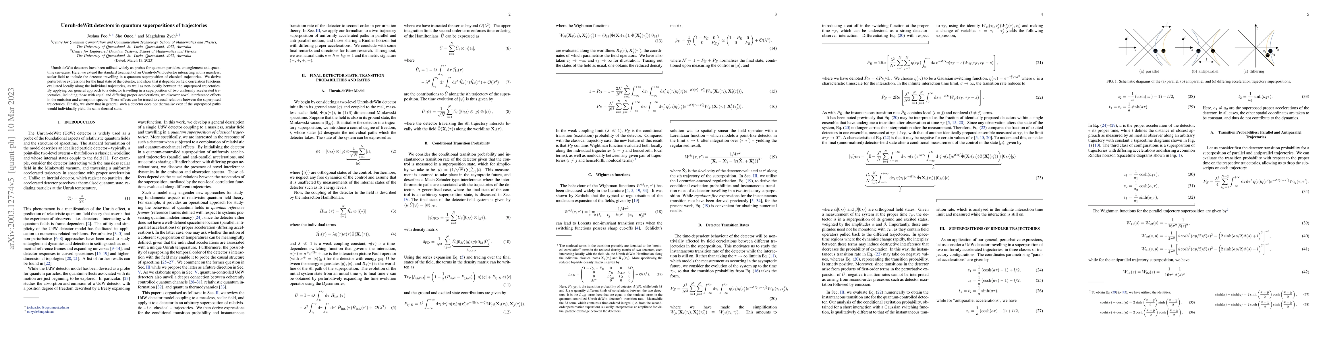 Thumbnail for Unruh-deWitt detectors in quantum superpositions of trajectories