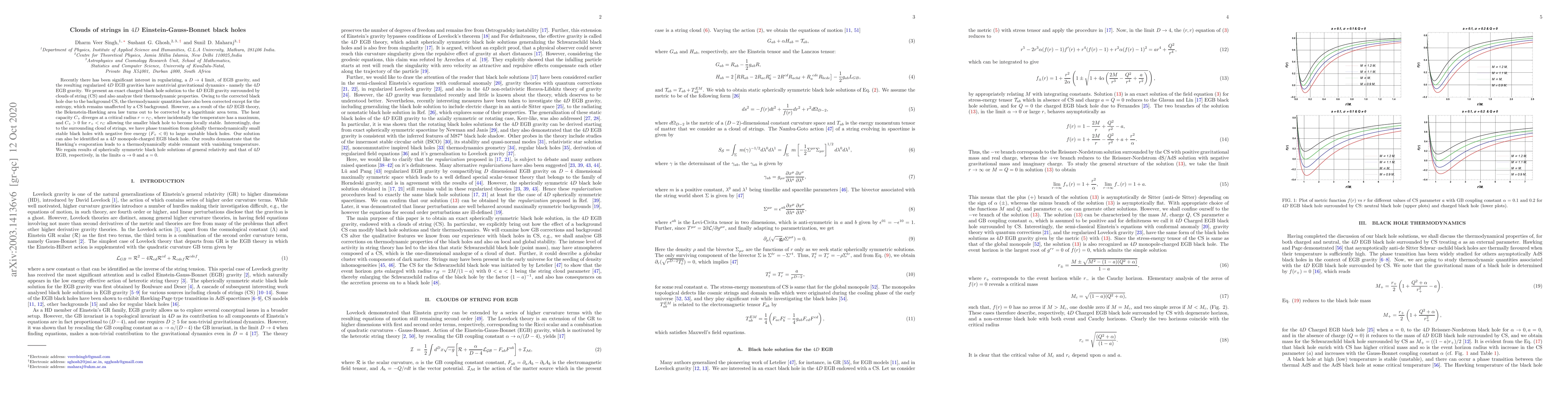 Thumbnail for Clouds of strings in $4D$ Einstein-Gauss-Bonnet black holes