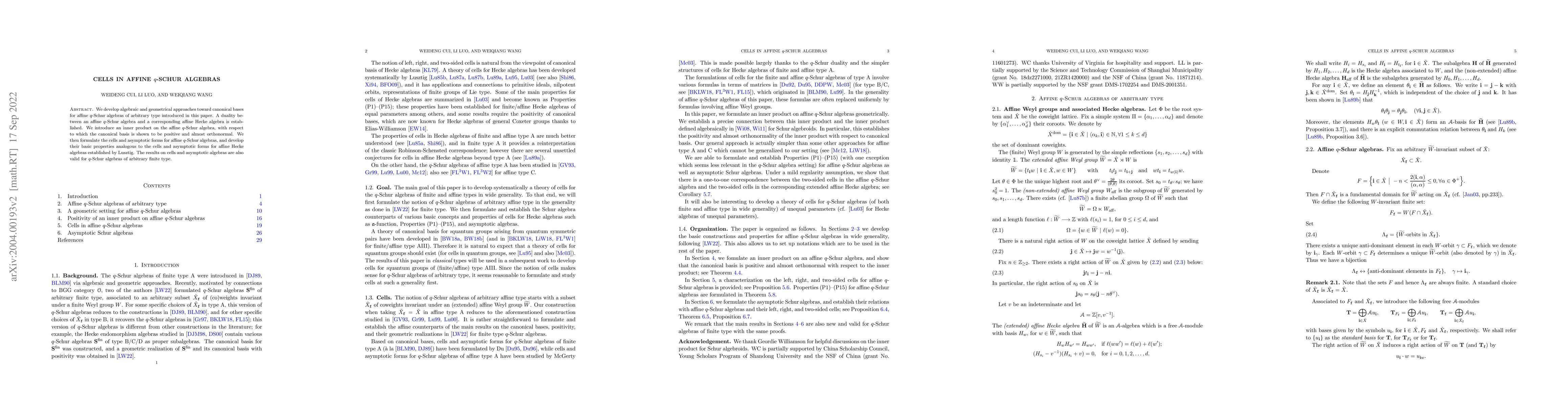 Thumbnail for Cells in affine q-Schur algebras