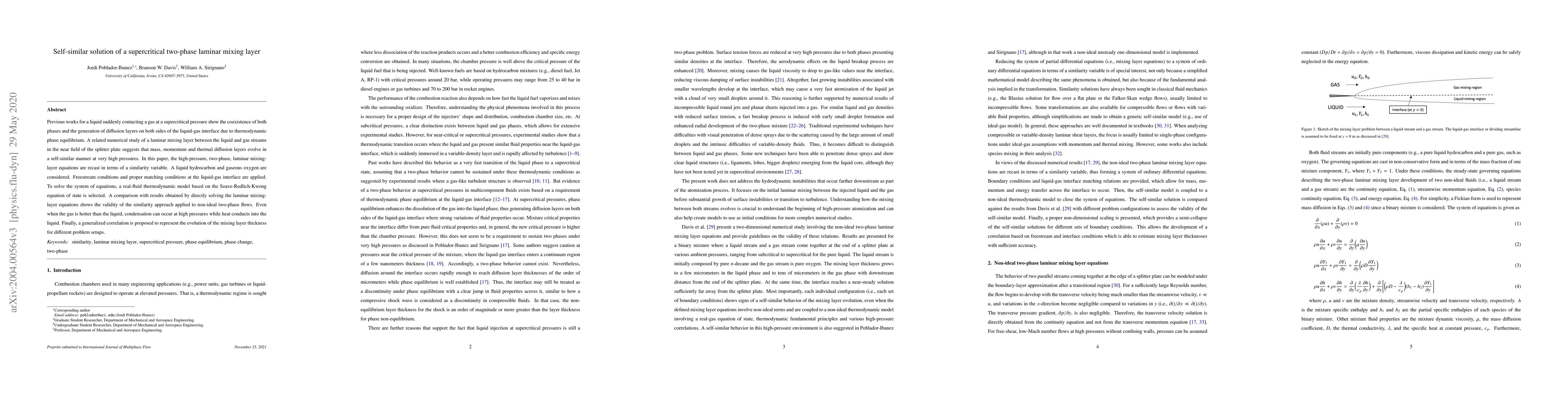 Thumbnail for Self-similar solution of a supercritical two-phase laminar mixing layer