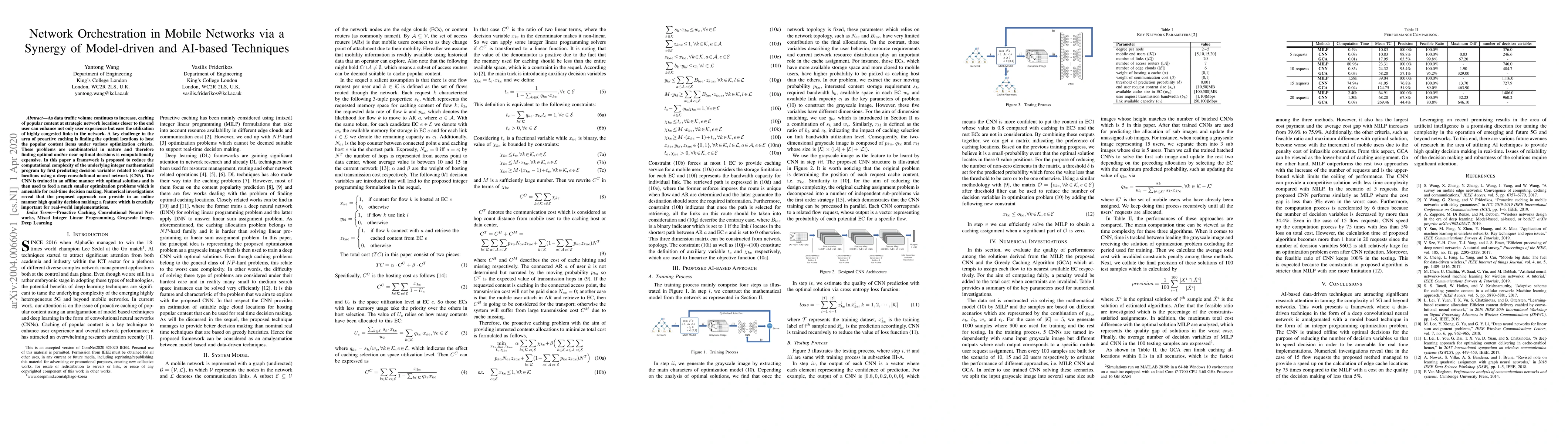 Thumbnail for Network Orchestration in Mobile Networks via a Synergy of Model-driven
  and AI-based Techniques