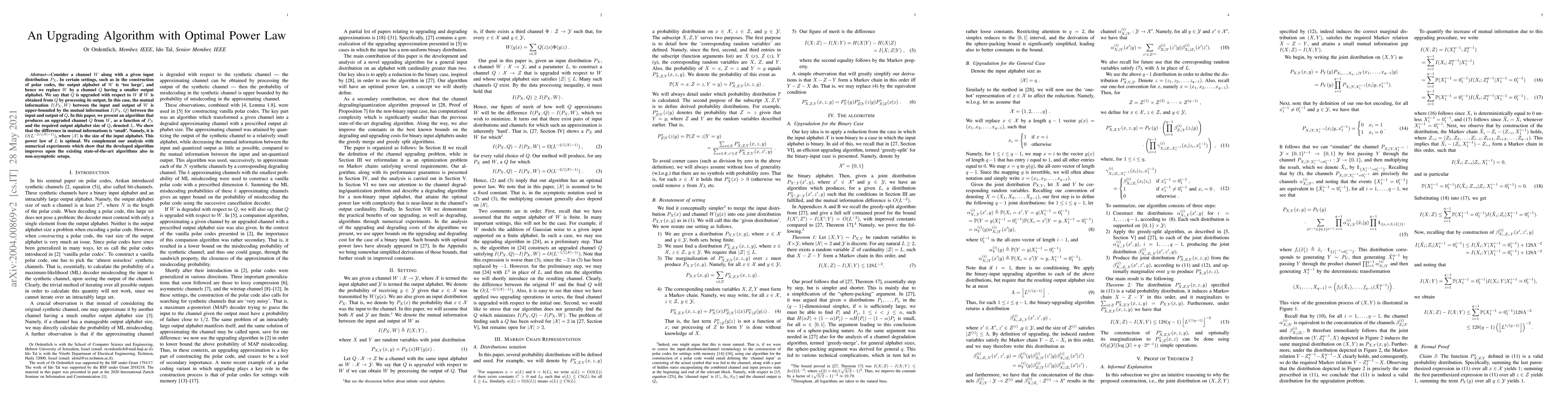 Thumbnail for An Upgrading Algorithm with Optimal Power Law
