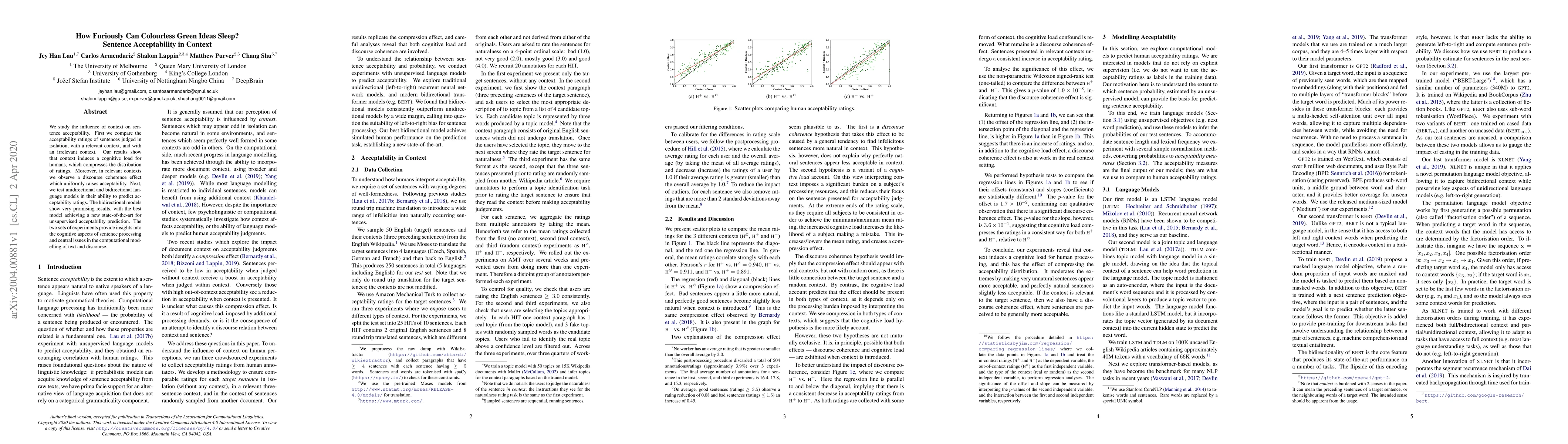 Thumbnail for How Furiously Can Colourless Green Ideas Sleep? Sentence Acceptability
  in Context