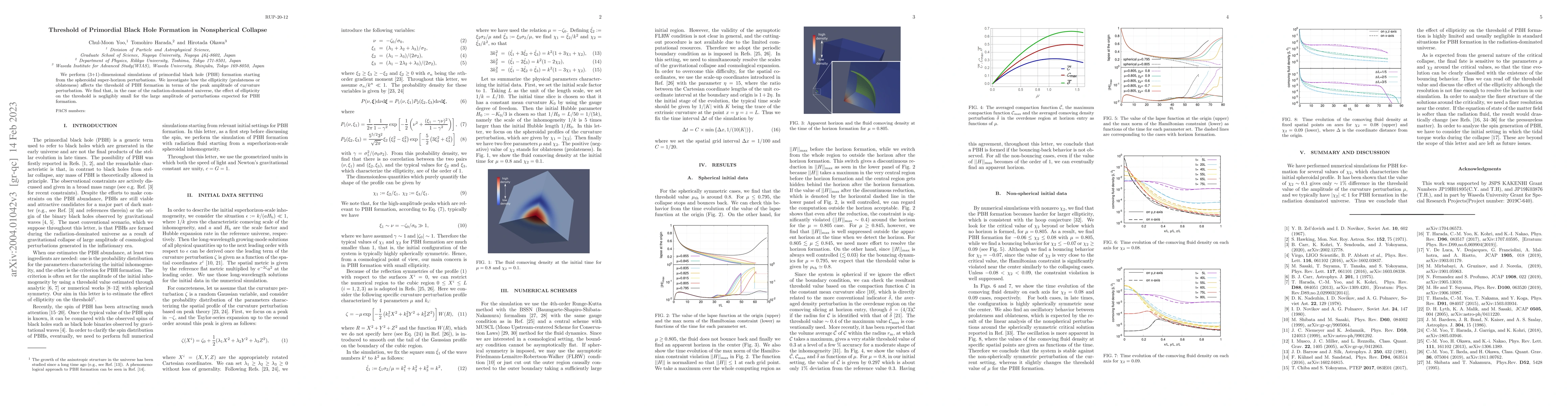 Thumbnail for Threshold of Primordial Black Hole Formation in Nonspherical Collapse