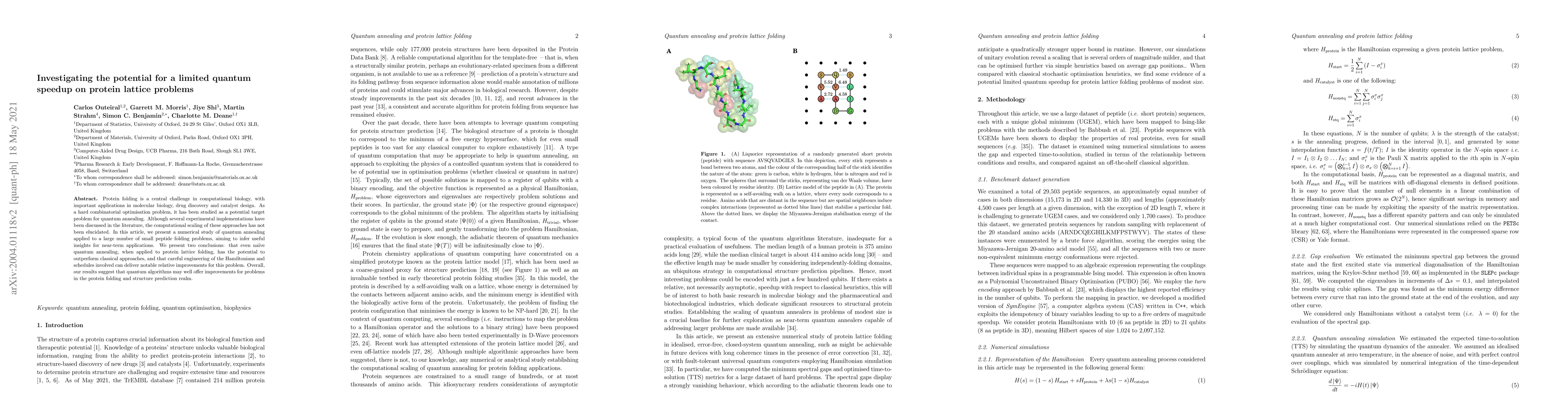 Thumbnail for Investigating the potential for a limited quantum speedup on protein
  lattice problems