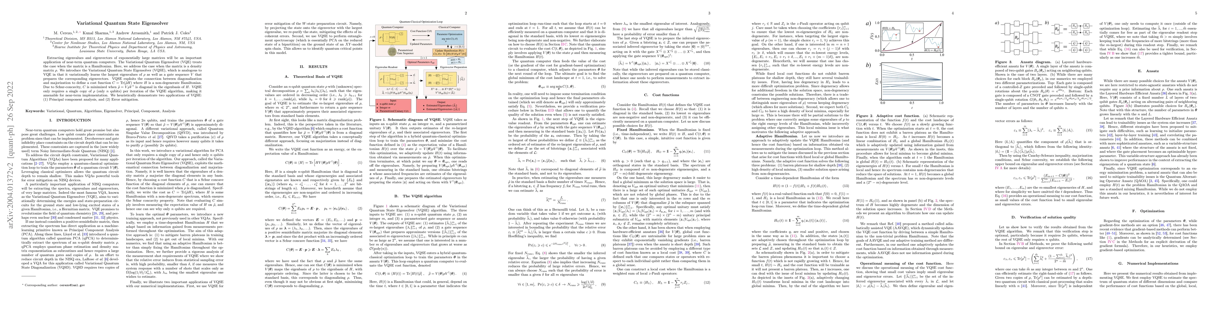Thumbnail for Variational Quantum State Eigensolver