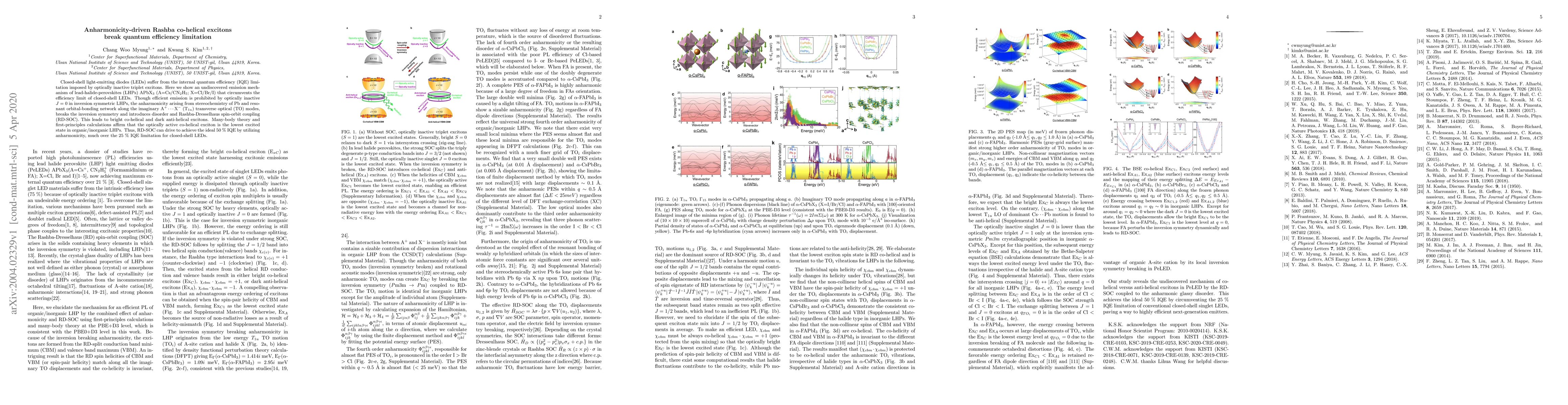 Thumbnail for Anharmonicity-driven Rashba co-helical excitons break quantum efficiency
  limitation