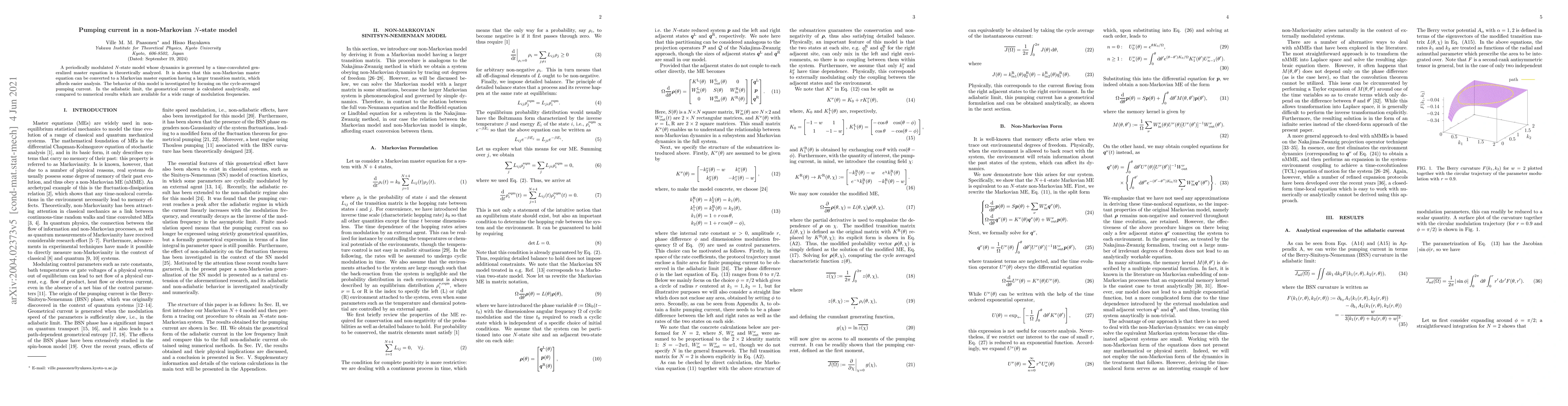 Thumbnail for Pumping current in a non-Markovian $N$-state model