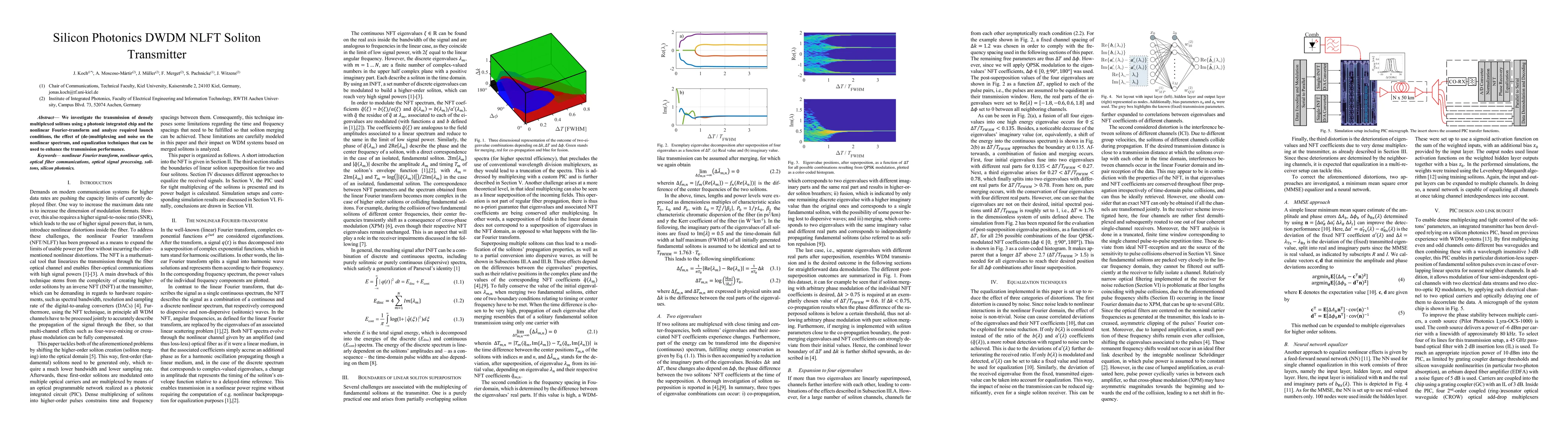 Thumbnail for Silicon Photonics DWDM NLFT Soliton Transmitter
