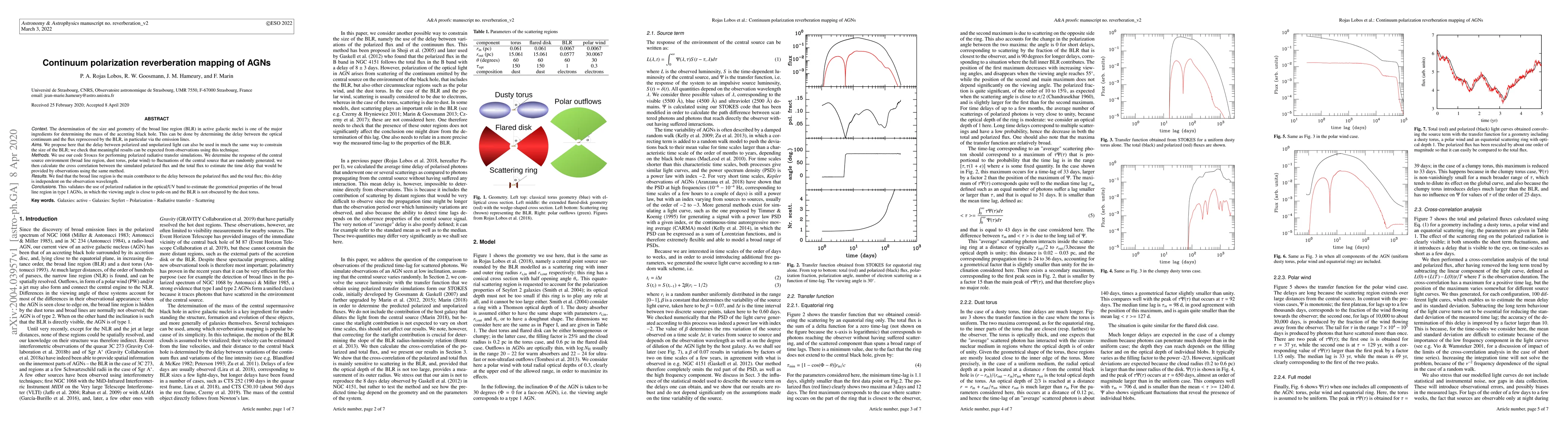 Thumbnail for Continuum polarization reverberation mapping of AGNs