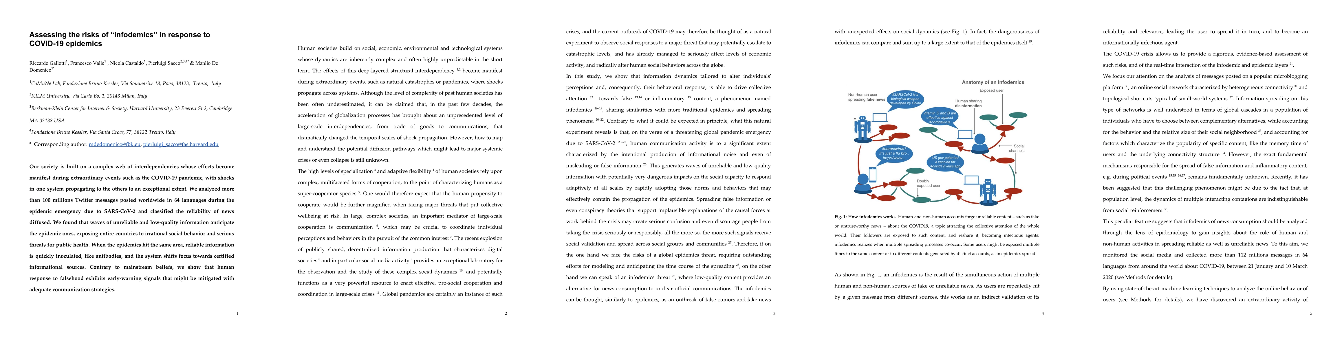 Thumbnail for Assessing the risks of "infodemics" in response to COVID-19 epidemics