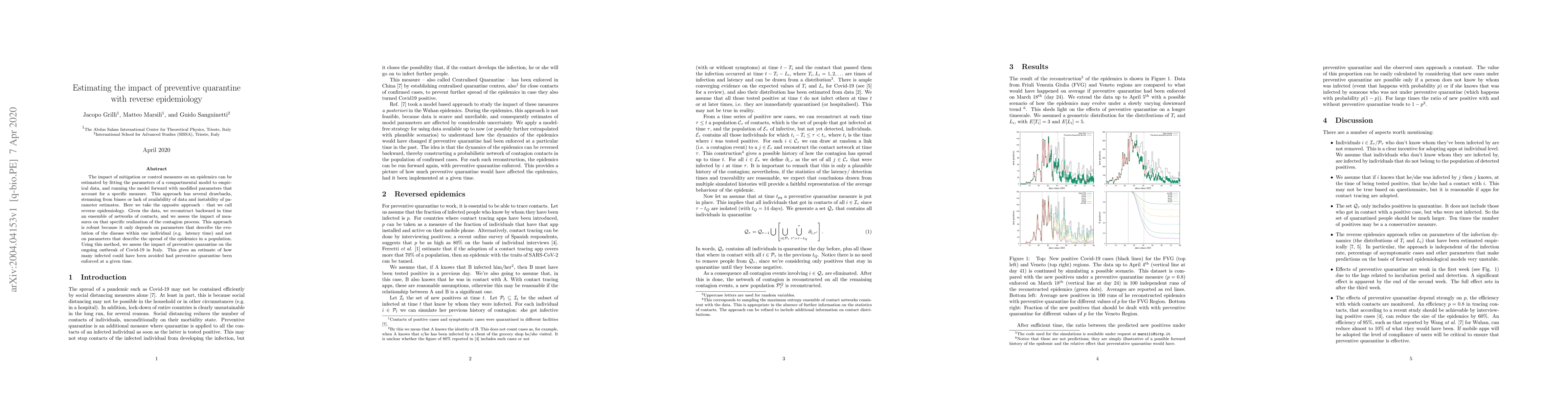 Thumbnail for Estimating the impact of preventive quarantine with reverse epidemiology