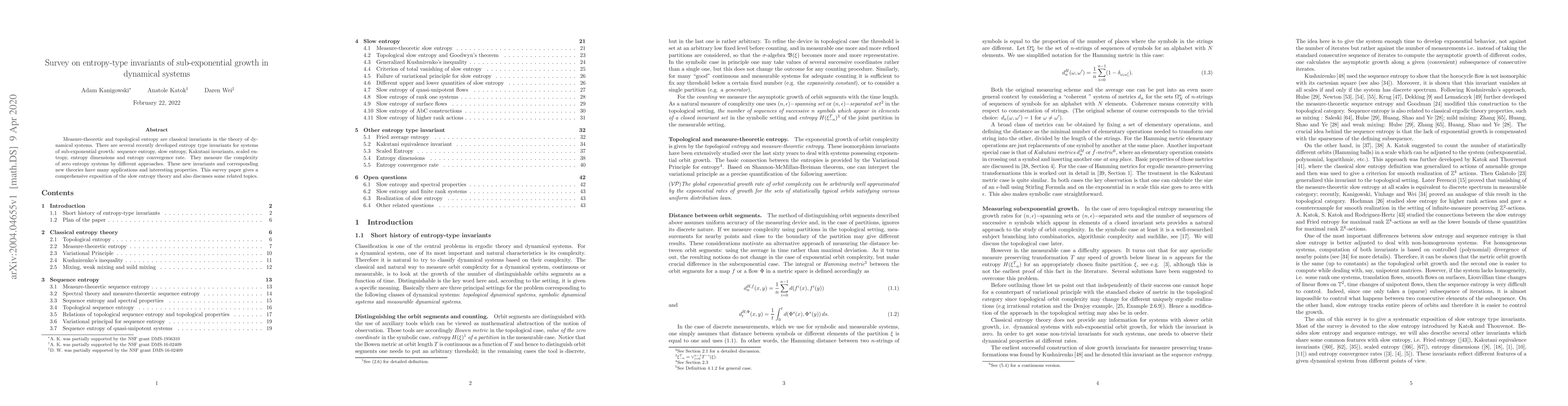 Thumbnail for Survey on entropy-type invariants of sub-exponential growth in dynamical
  systems