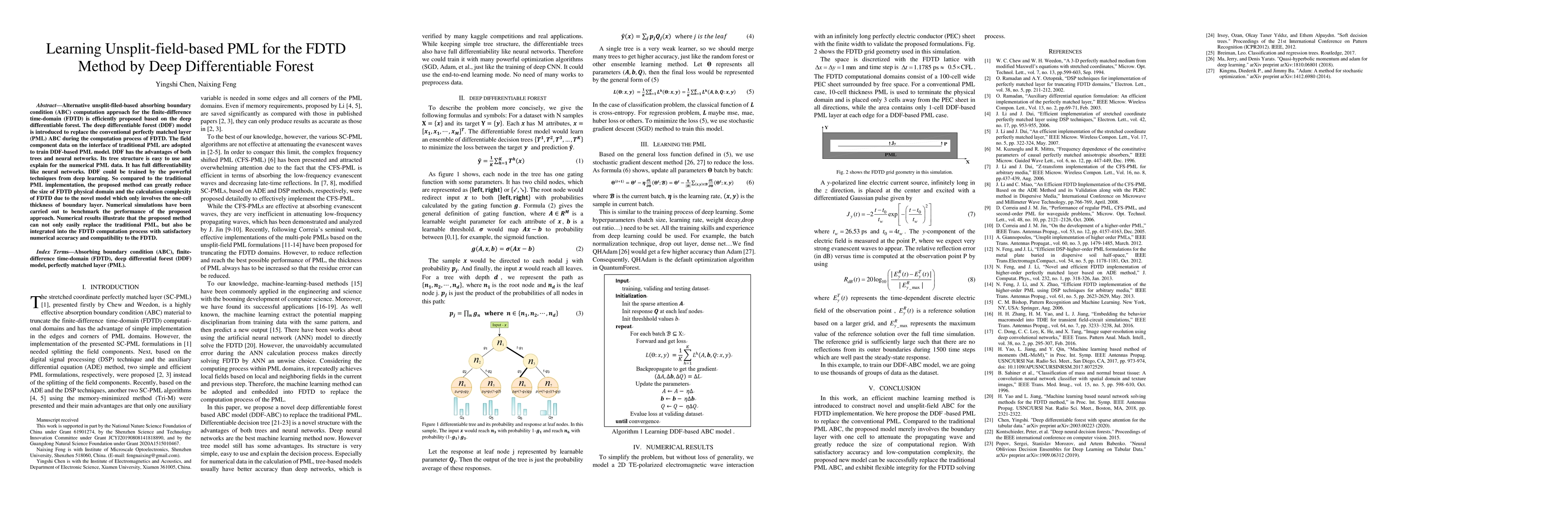 Thumbnail for Learning Unsplit-field-based PML for the FDTD Method by Deep
  Differentiable Forest