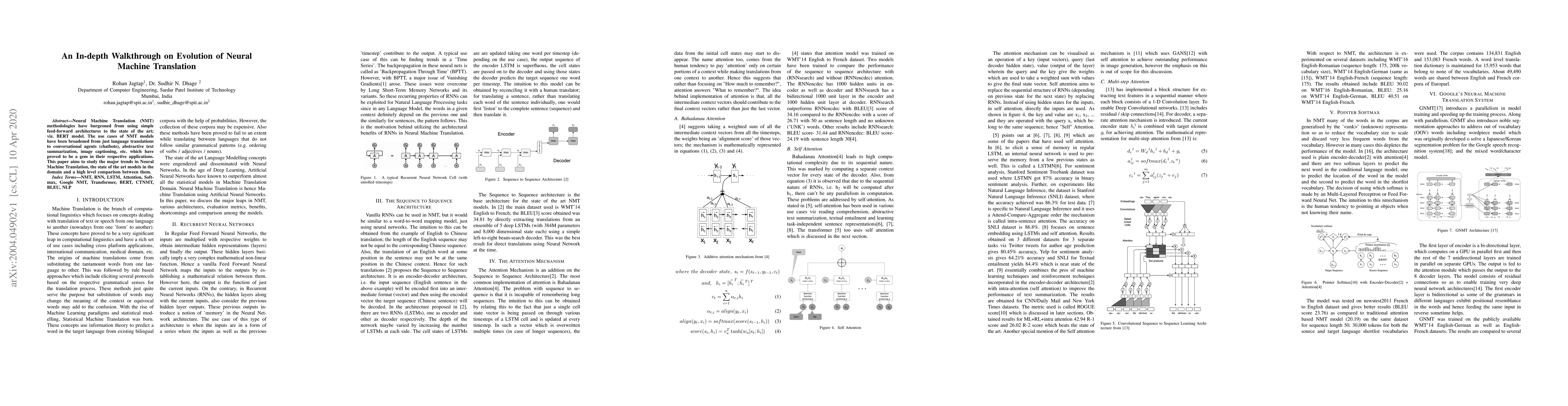 Thumbnail for An In-depth Walkthrough on Evolution of Neural Machine Translation