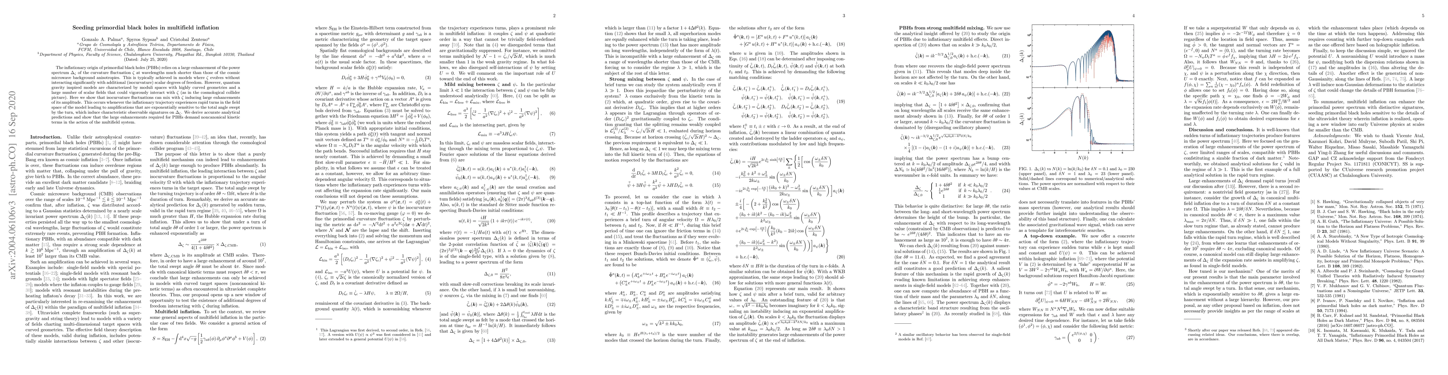 Thumbnail for Seeding primordial black holes in multifield inflation