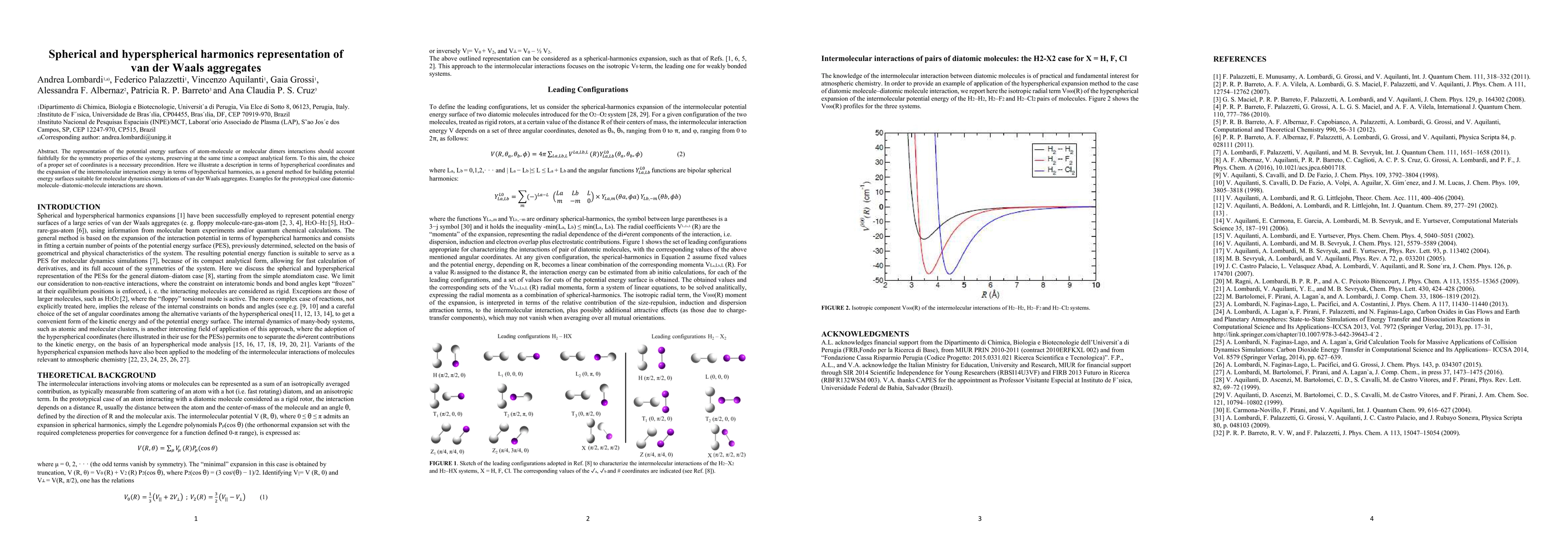 Thumbnail for Spherical and hyperspherical harmonics representation of van der Waals
  aggregates