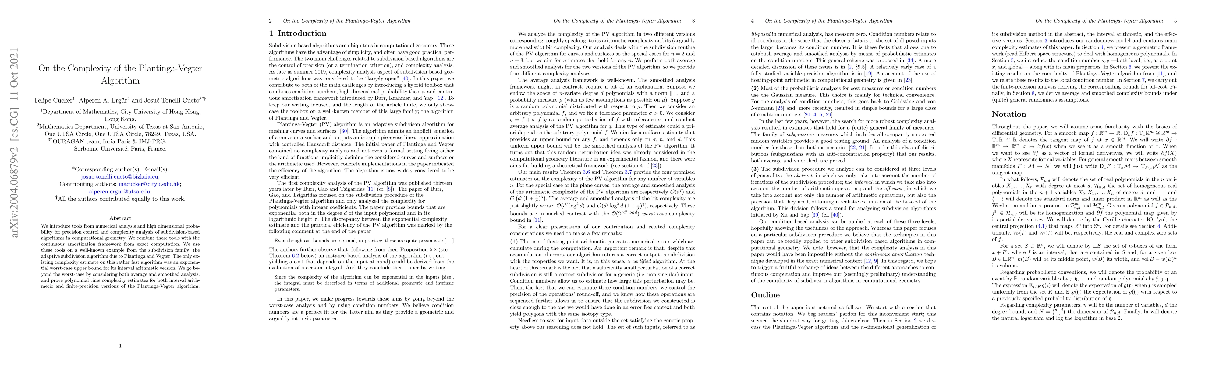 Thumbnail for On the Complexity of the Plantinga-Vegter Algorithm