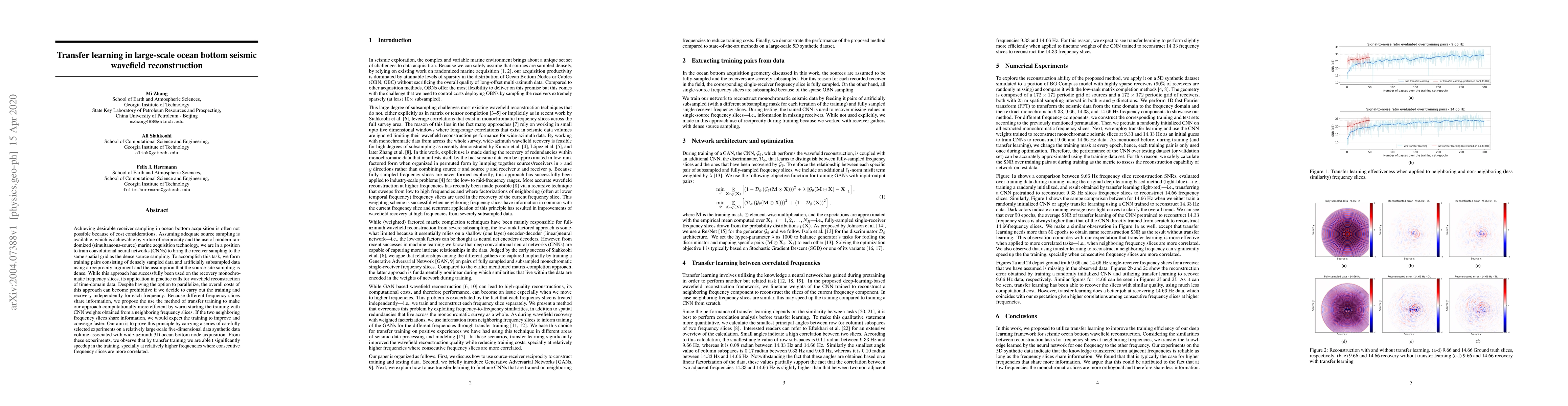 Thumbnail for Transfer learning in large-scale ocean bottom seismic wavefield
  reconstruction