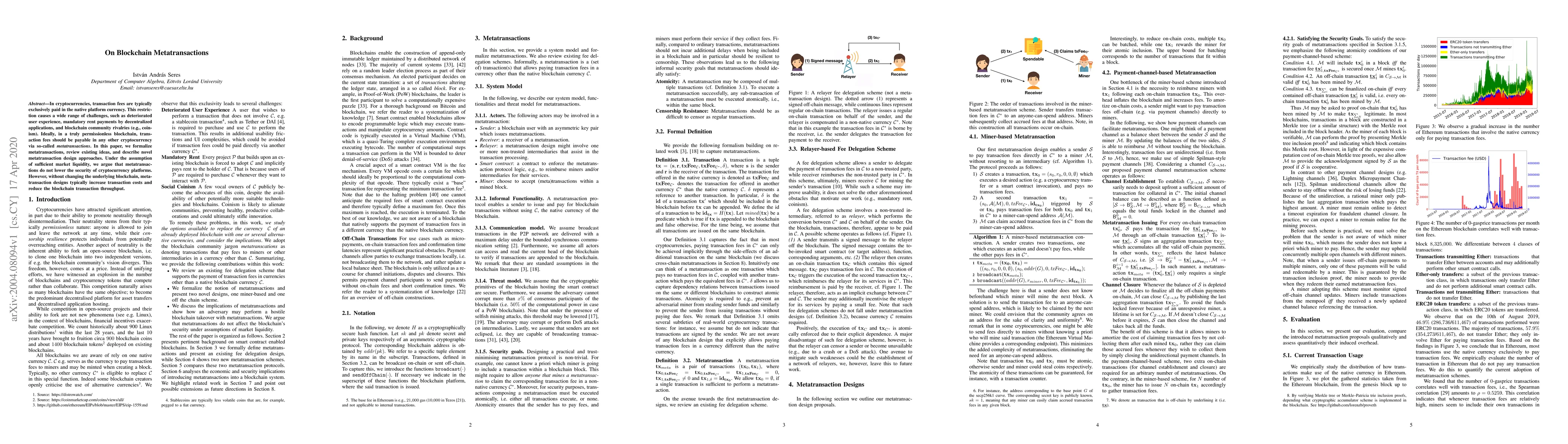 Thumbnail for On Blockchain Metatransactions