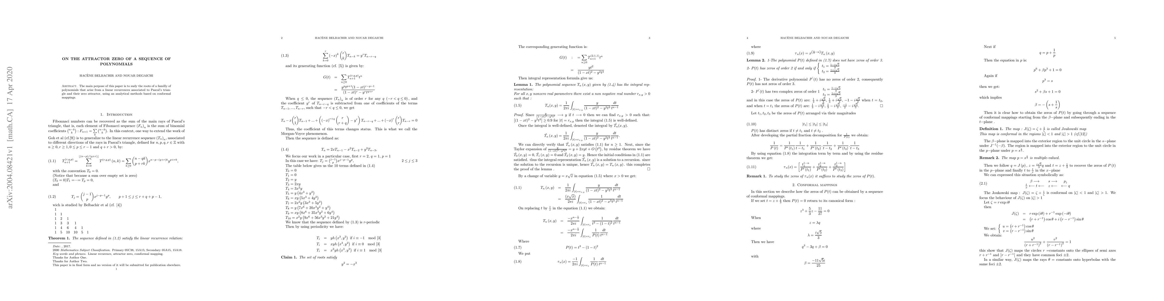 Thumbnail for On the attractor zero of a sequence of polynomials