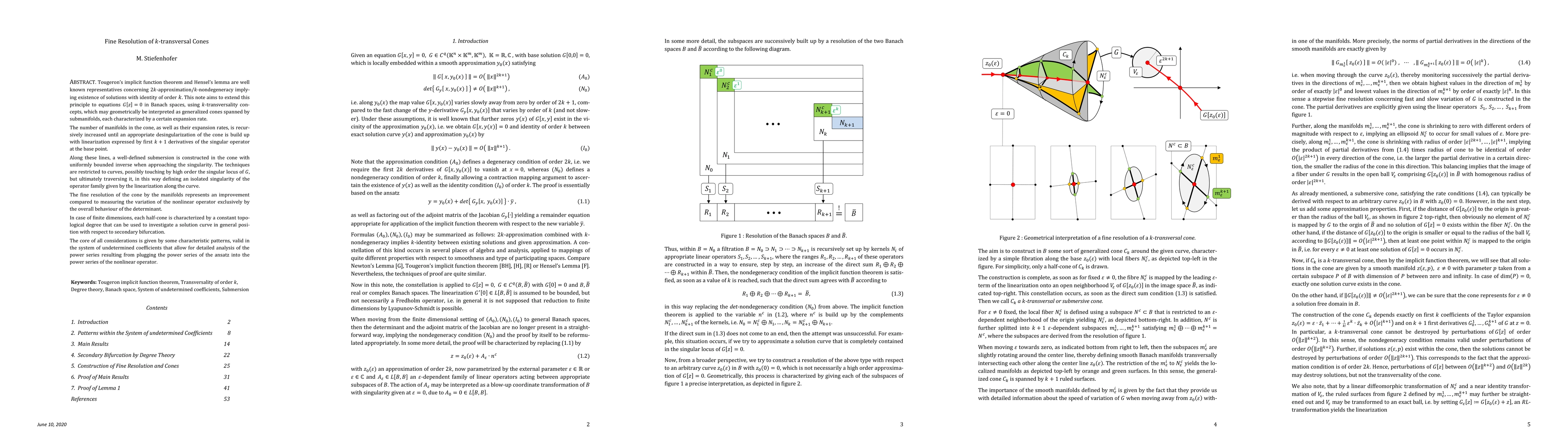 Thumbnail for Fine Resolution of k-transversal Cones