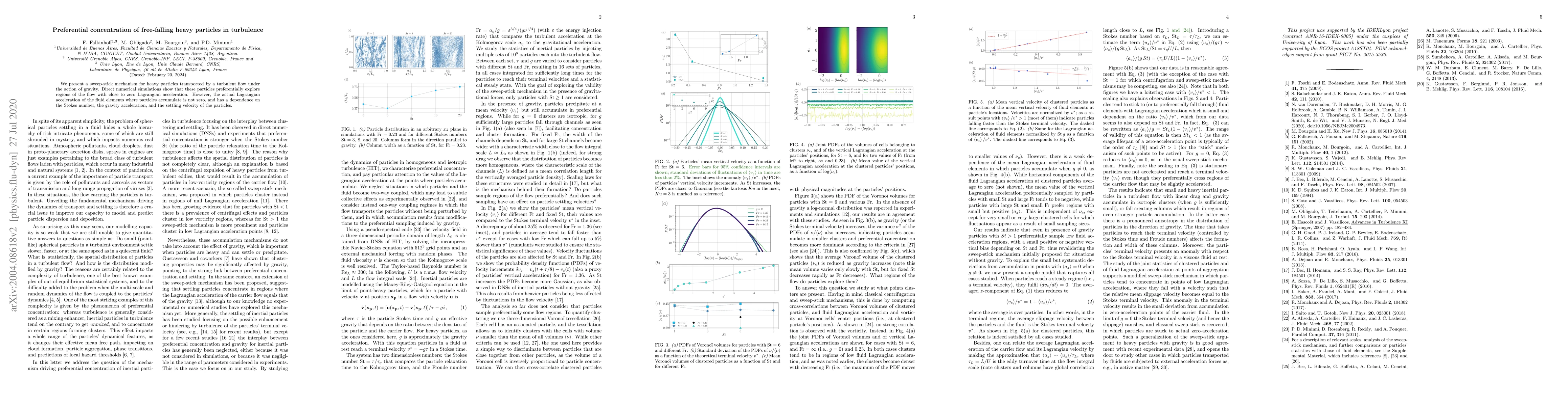 Thumbnail for Preferential concentration of free-falling heavy particles in turbulence