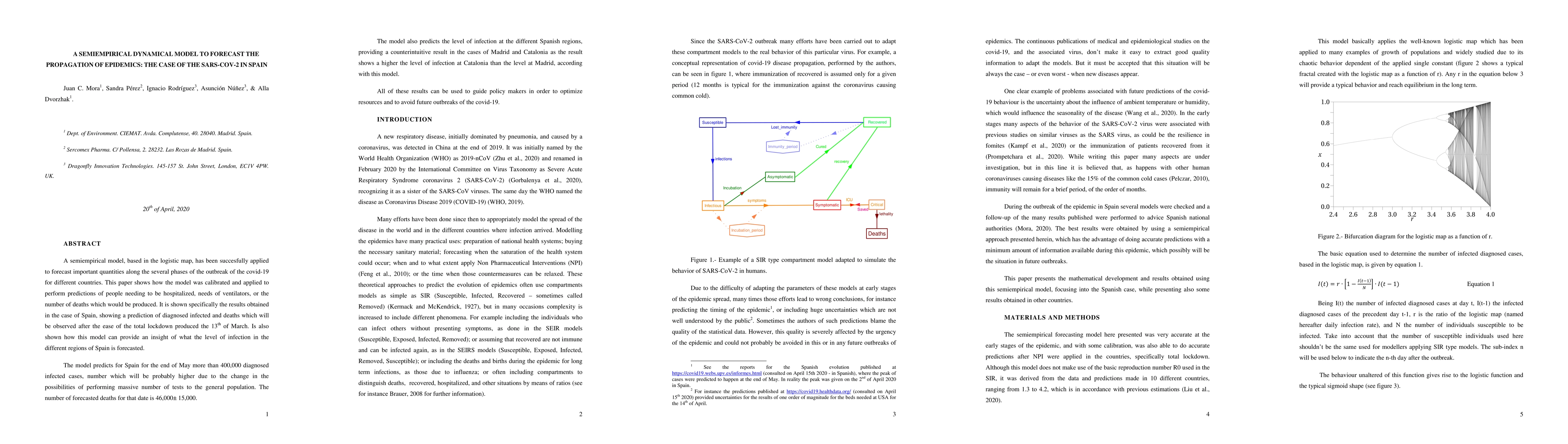 Thumbnail for A Semiempirical Dynamical Model to Forecast the Propagation of
  Epidemics: The Case of the Sars-Cov-2 in Spain